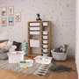 Hanah Home Rine 2D4K8U Nogal y Blanco